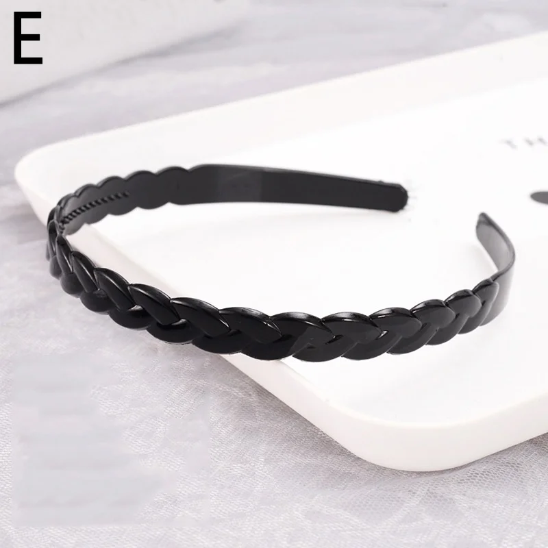 

1PC Sport Headband Wavy Hair Hoop Hair Accessories Black Plastic Headwear Mens Women Headband Hair Jewelry