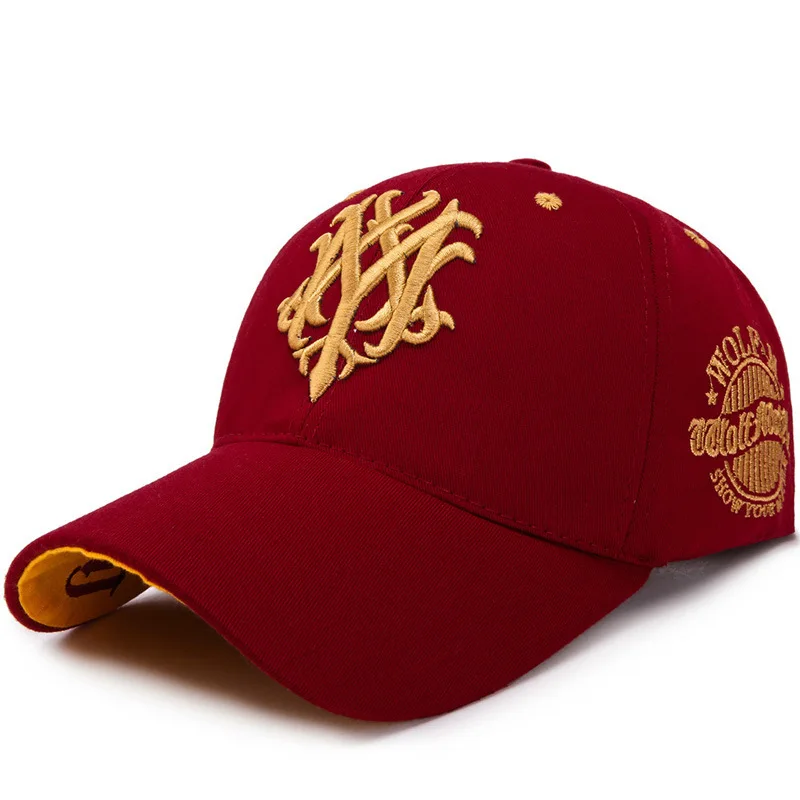 

Men's Baseball Hat Wolf 3D Embroidery Cap Male Popular Snapback Women's Summer Hat Hip-Hop CapsSports Sun Hat