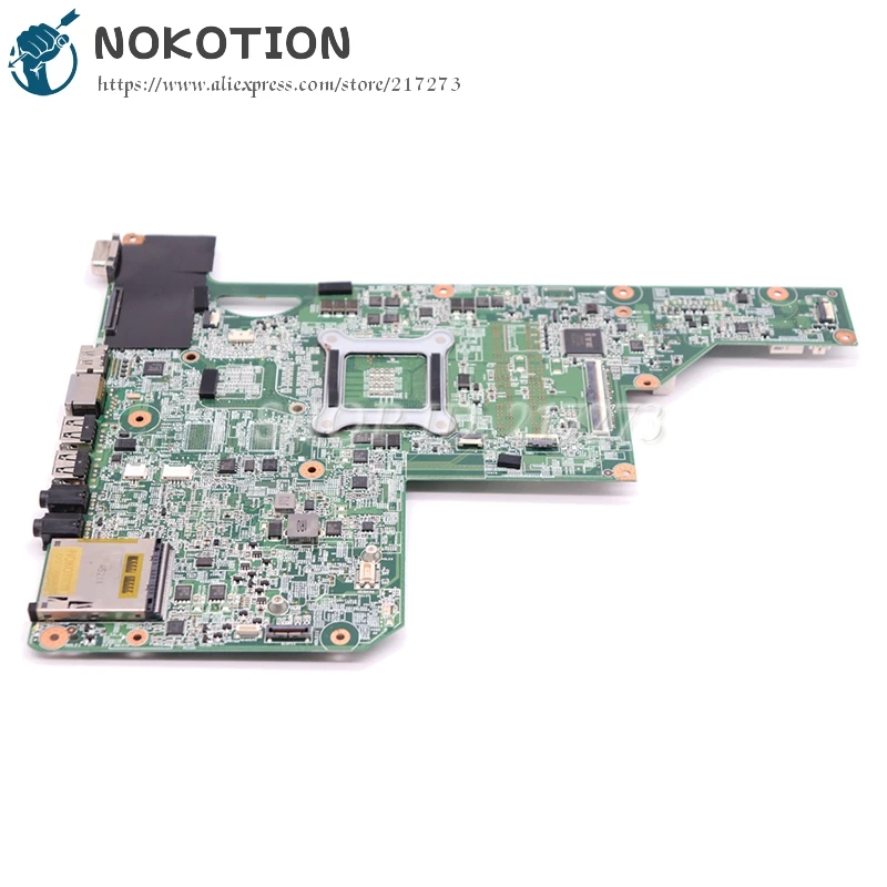 Материнская плата NOKOTION 615849 001 605903 для ноутбука HP G62 G72 CQ62 HM55 UMA DDR3 основная