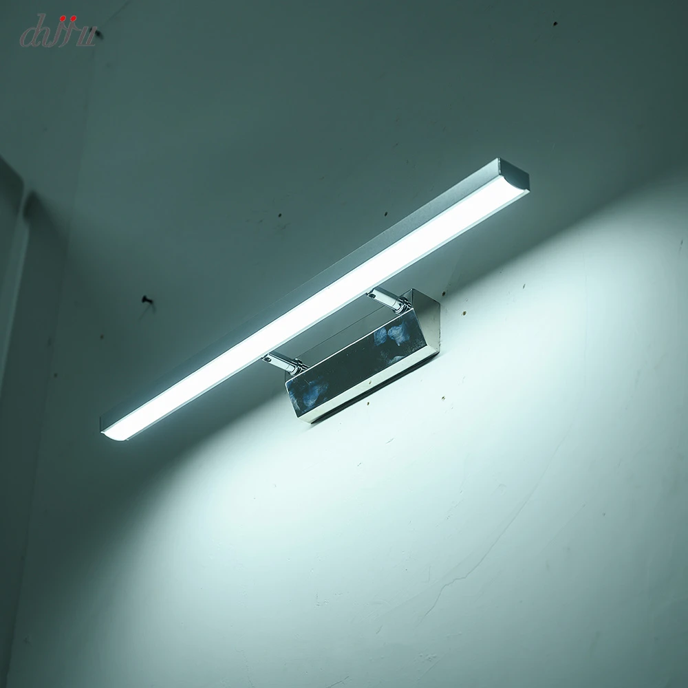 Светодиодный настенный светильник регулируемый косметический зеркальный простой туалетный для ванной