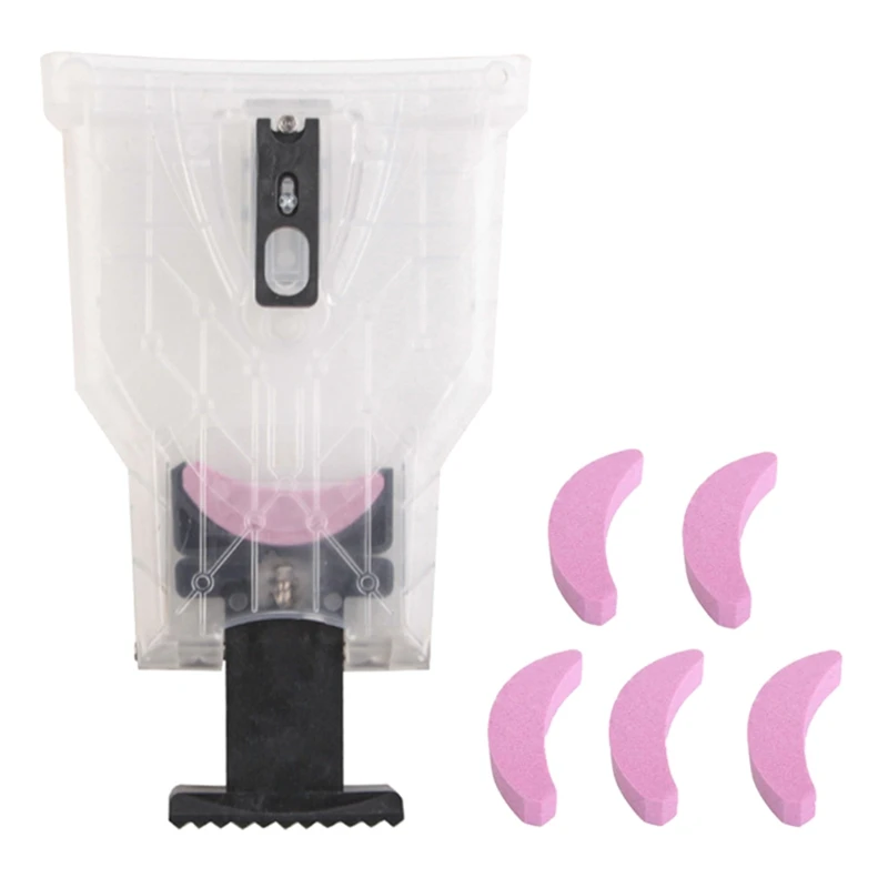 

Lightweight Chainsaw Sharpeners with 5x Pink Whetstones Save Time Grinder Tool