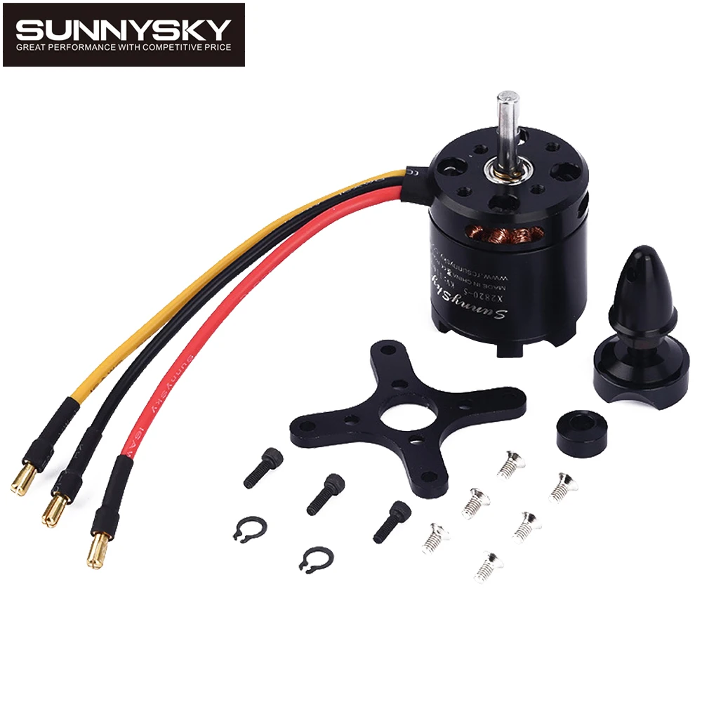 1 шт. Sunnysky X2820 800KV/920KV/1100KV 3 5S Lipo бесщеточный двигатель для радиоуправляемого