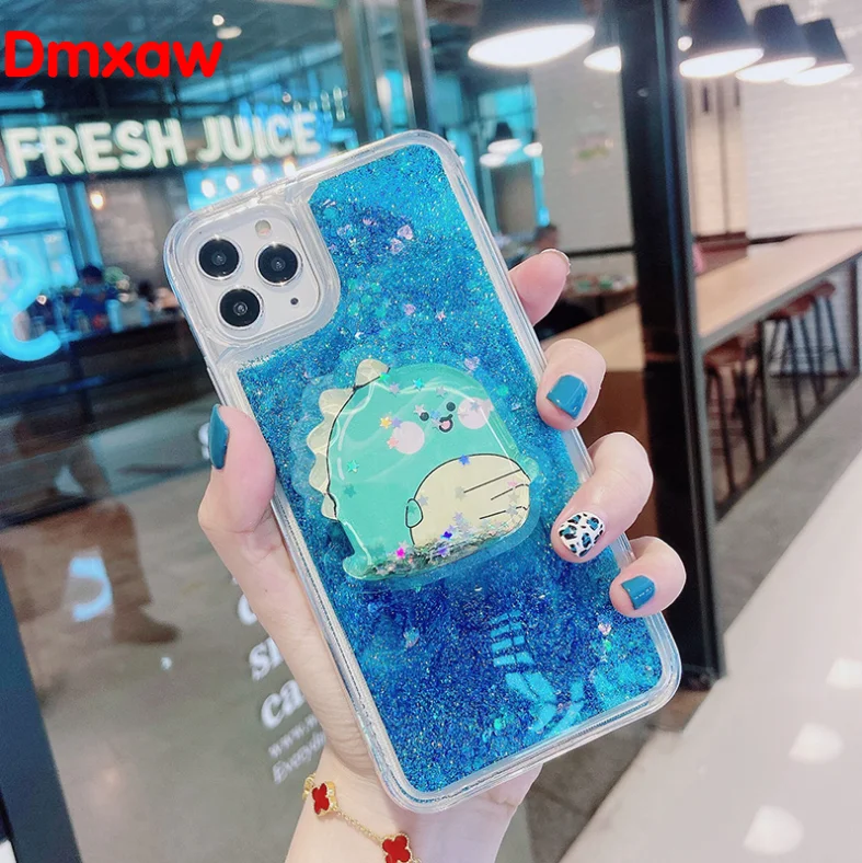 Чехол-накладка для Samsung Galaxy Note 10 Plus 9 8 5 S10 5G S10e S9 S8 S7 S6 Edge S5 с жидким песком |
