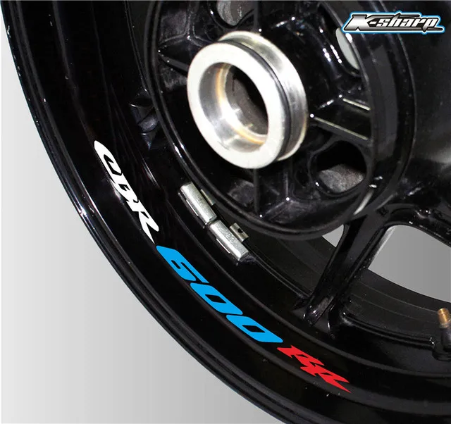 

Motorcycle Tire Creative Stickers Reflective Decorative Decals Rim Wheel Foil Accessories For HONDA CBR600RR CBR 600 RR cbr600rr