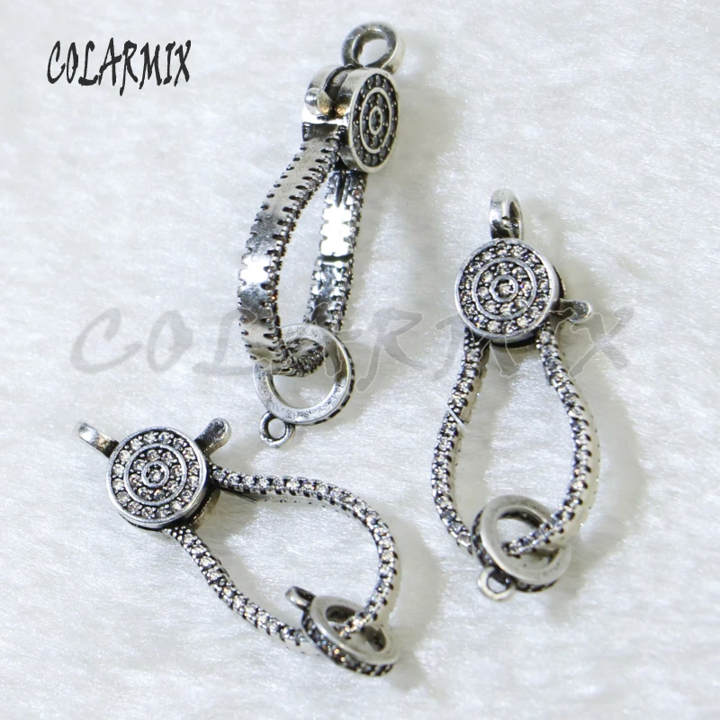 10 шт. Подвески с застежкой-карабином для ожерелья аксессуары Ретро Застежка