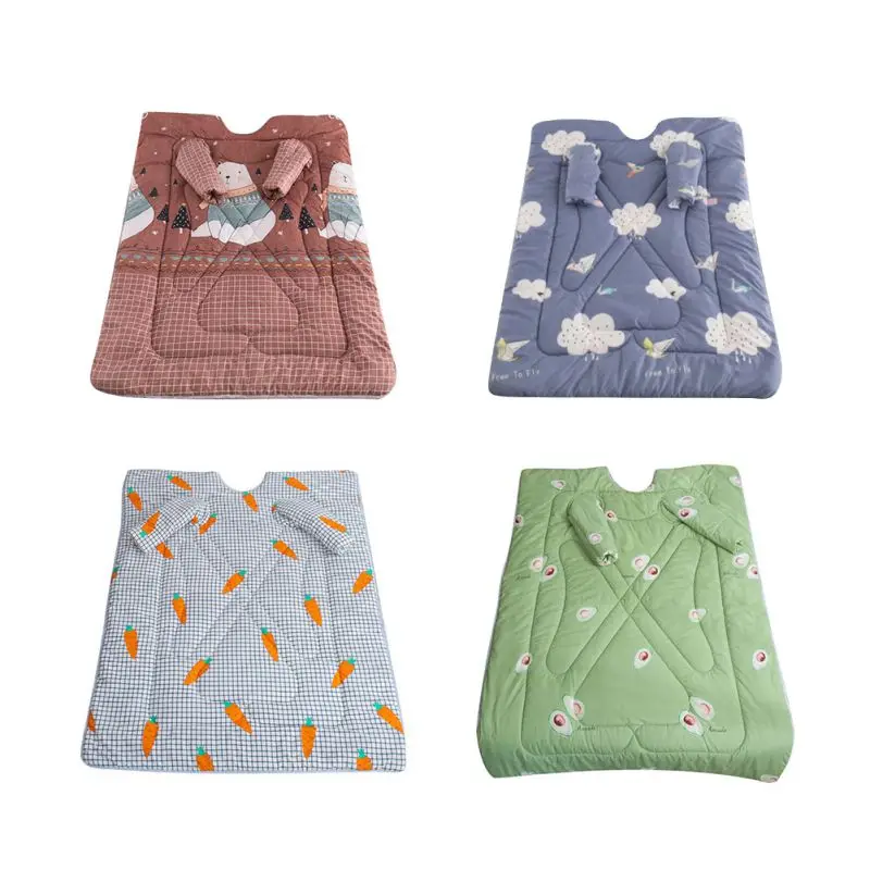 4 стиля одеяло с ворсом накидка для общежития покрытое зимнее ленивое рукавами