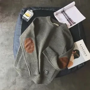 

New thickened oversized sweater men's T-shirt oversized sweater
