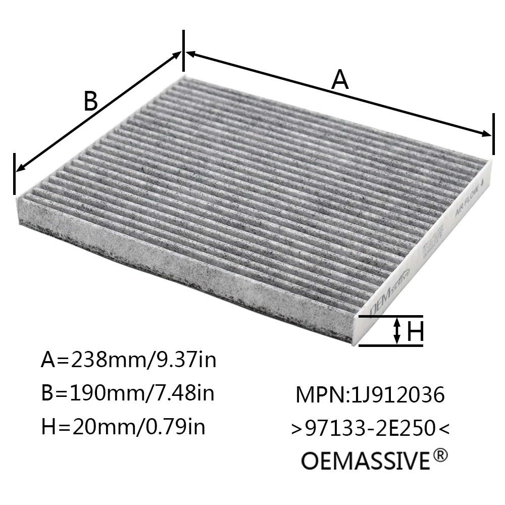 Автомобильный воздушный фильтр с активированным углем для Hyundai Tucson JM ix35 LM EL ELH Kia