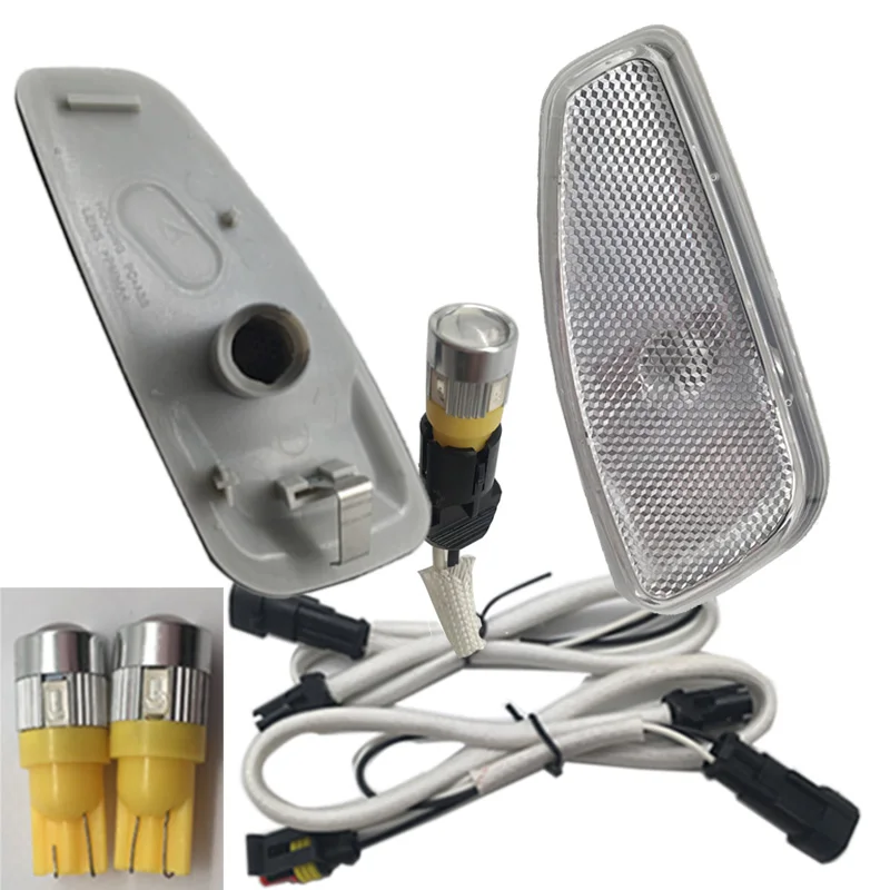 White/Orange/Smoke Turn Side Signals Light Cover For Jeep Renegade 2014-2016 Reflection WarningTurn Signal | Автомобили и