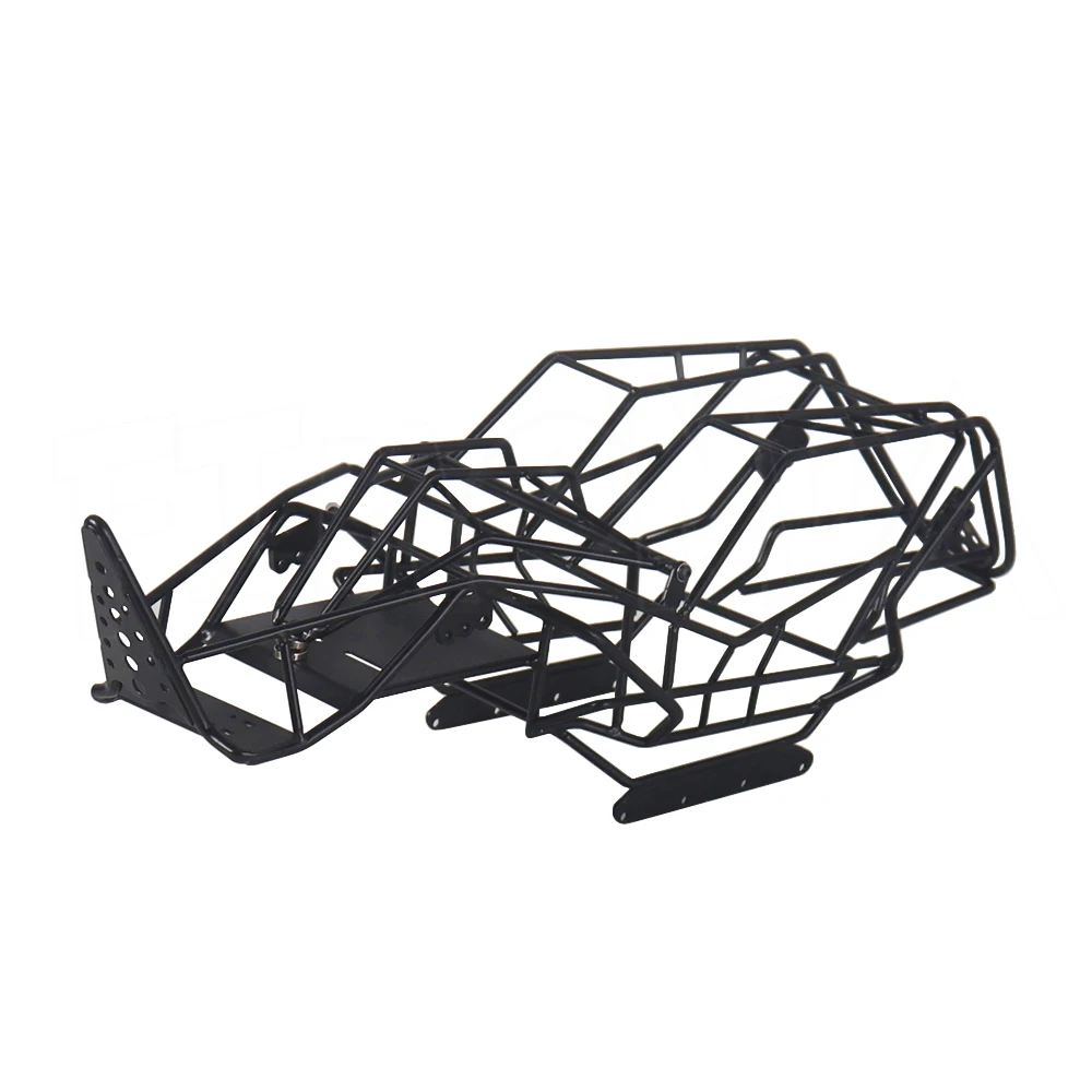 Полная рама Металлическое шасси металлический корпус рулон клетка для 1/10 RC Crawler