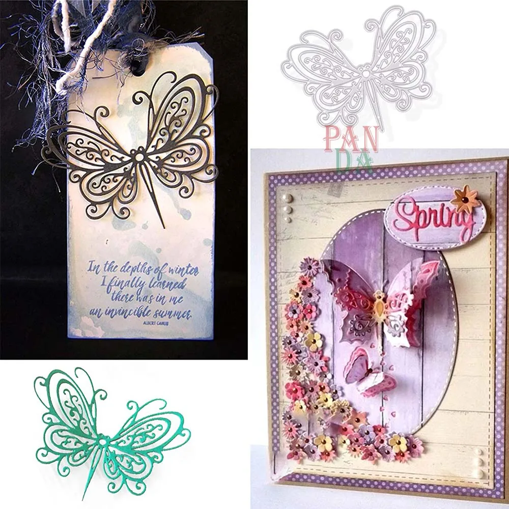 

Butterfly Frame Cut Die Metal Cutting Dies Mold Stencil Scrapbook Embossing Paper Craft Knife Blade Punch Stencil New