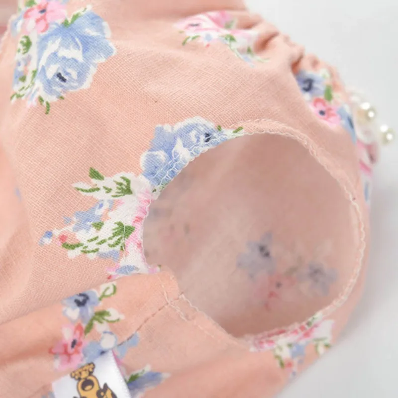 

Summer Small Pet Dog Floral Tutu Dress Lovely Puppy Flower Lace Vestidos Apparel New arrive 2020