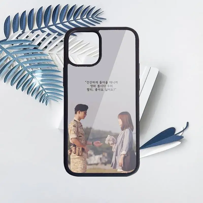 

The Descendants Of The Sun Phone Case for iPhone 11 12 pro XS MAX 8 7 6 6S Plus X 5S SE 2020 XR Hard PC