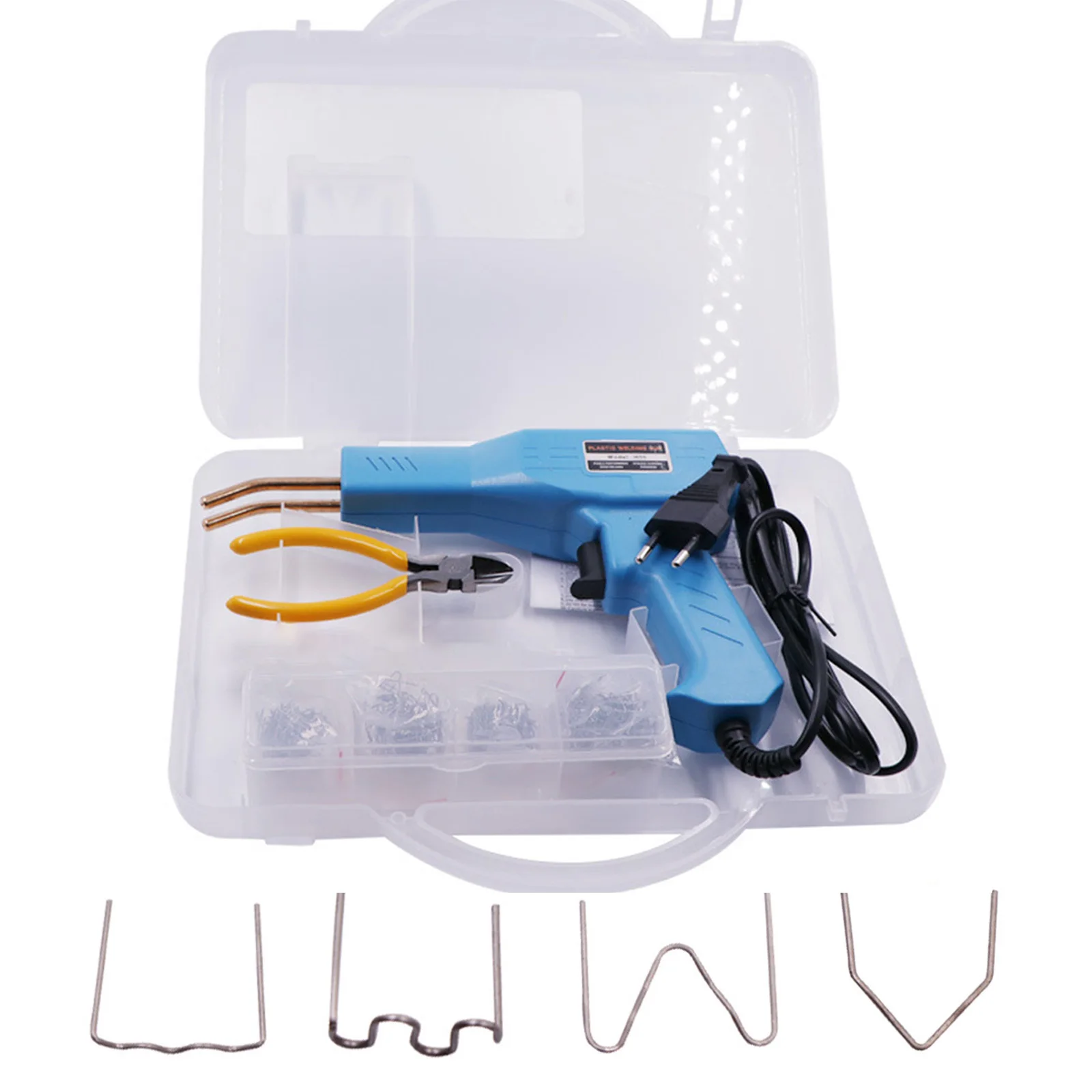 

50 W Hot Stapler Plastic Welding Gun Car Bumper Crack Repair Kit with 200 Pieces Welding Nail Plastic Welding Machine