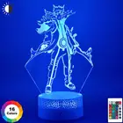 Аниме Фигурка Kakashi удзумаки акриловая Ночная лампа 3D светодиодный ночсветильник ребенка Hoom спальня Настольный Декор рождественские подарки