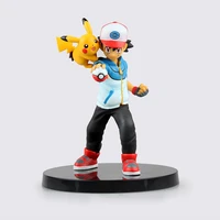 tomy pokemon action figure ash ketchum pikachu model boxed toys
