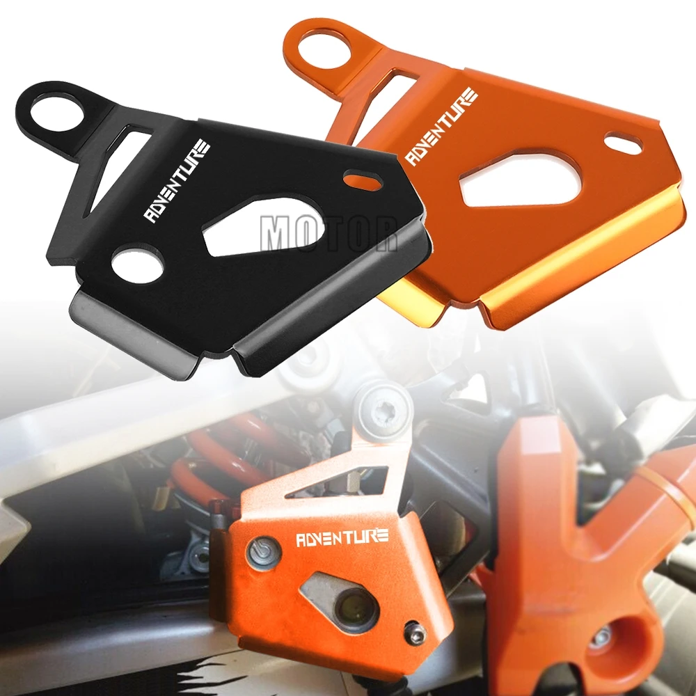 

Motorcycle CNC 990 MT 2009-2013Rear Brake Reservoir Pump Heel Protective Cover Guard Right FOR 950 990 ADVENTURES SUPER ENDURO