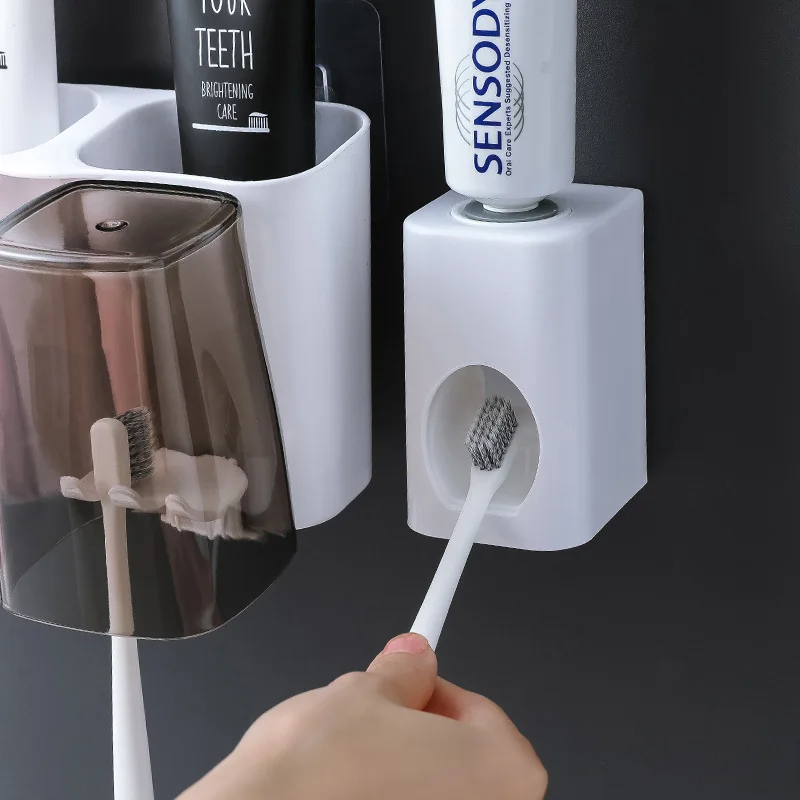 toothbrush holder toothbrush glass cup brush pot a tooth mouthwash plasticwall mounted toothbrush holder bathroom accessories free global shipping