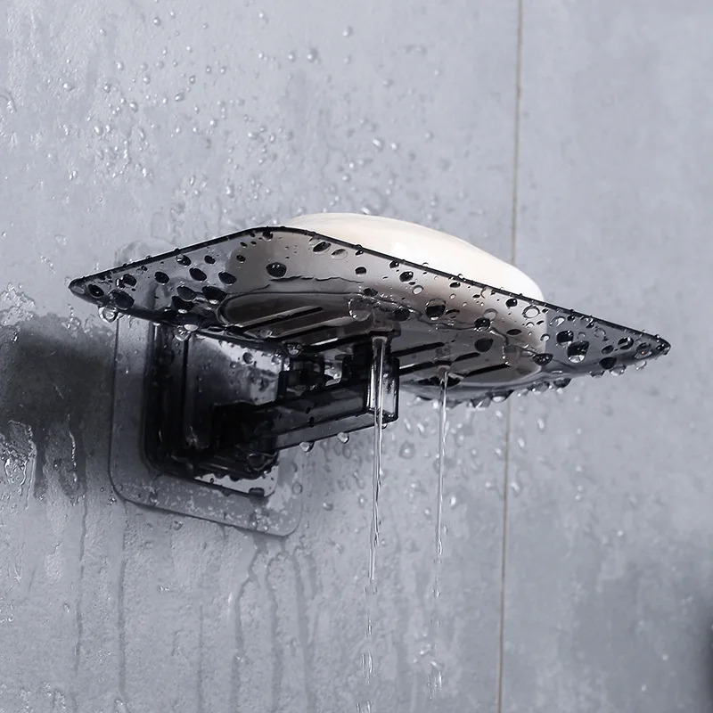 Мыльницы сливной настенный мыло/губка держатель стеллаж для хранения Ванная