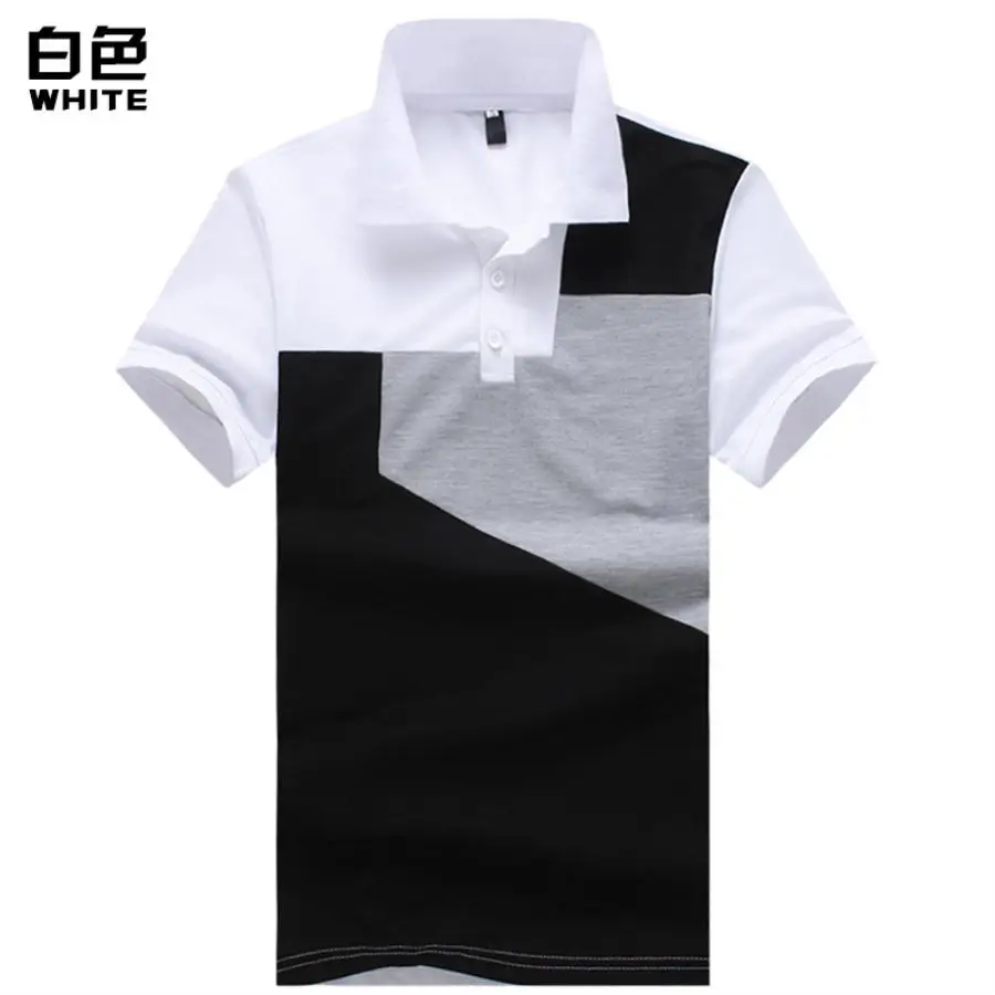 Мужская классическая рубашка черная или белая укороченная футболка в стиле