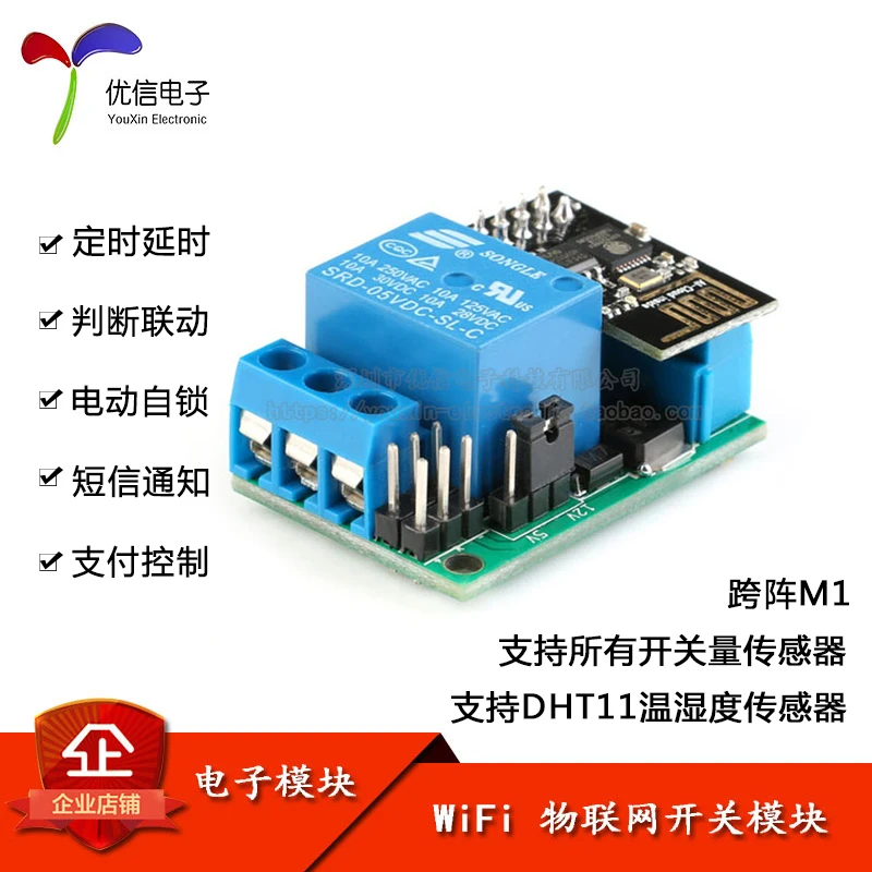 

WiFi Internet voice control switch module/ESP8266 / smart home DIY
