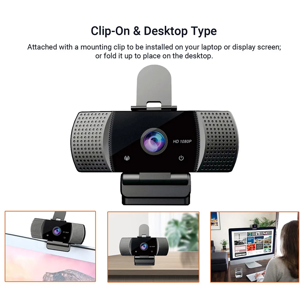 

Full HD 1080P Webcam Wide Angle USB web camera With Mic Web Cam for pc Laptop Online Teching Conference Live Streaming computer