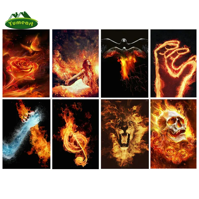 Алмазная 5D картина сделай сам семейное украшение мозаика с черепом цветком Набор