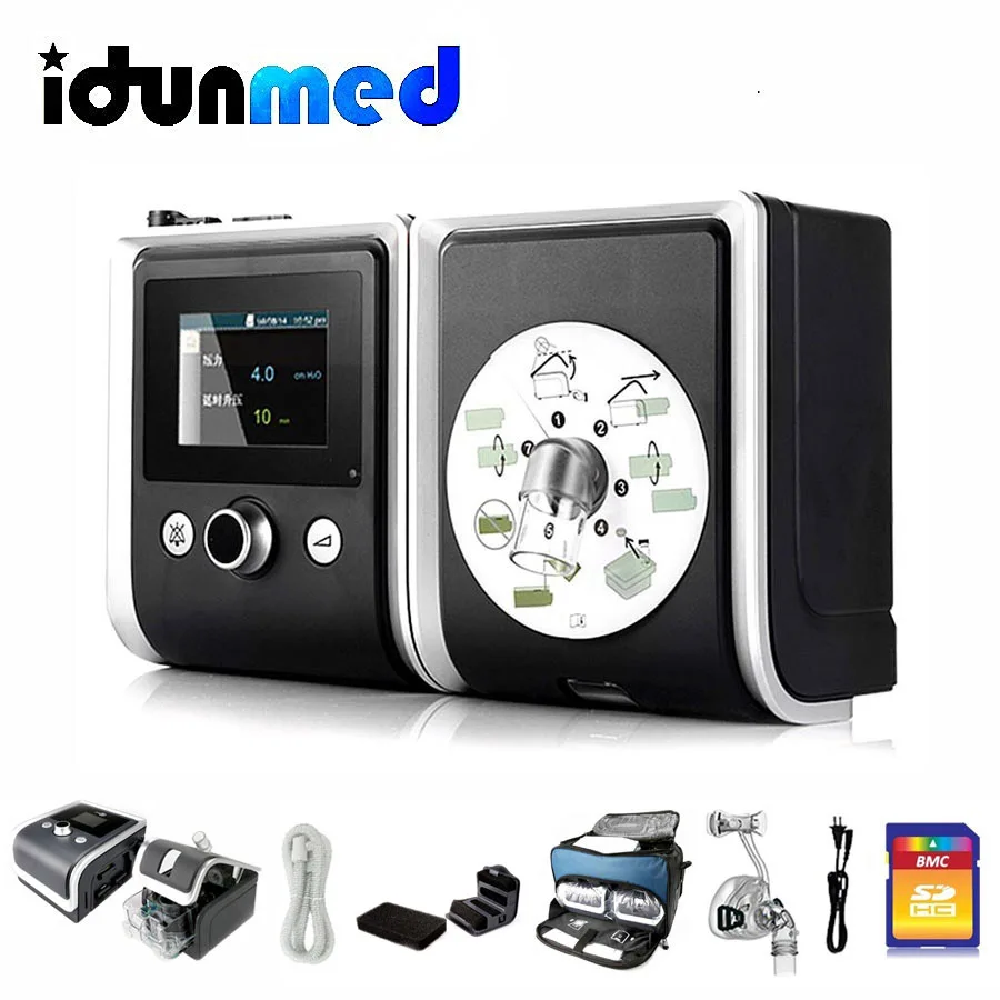 Переносное дыхательное устройство BMC CPAP с респиратором маска на все лицо