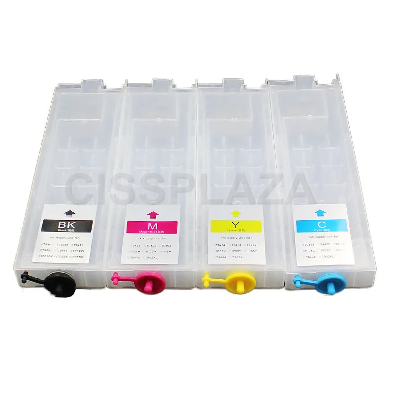 CISSPLAZA 5 комплектов T945 945xl без чипа Заправляемый картридж совместимый для EPSON
