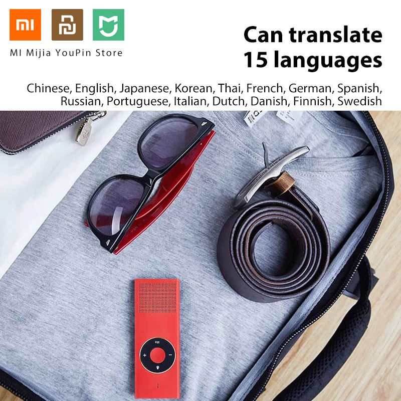 Новейший Xiaomi Mijia Translator Pro Путешествия исследования работы 15 языков microsoft translation