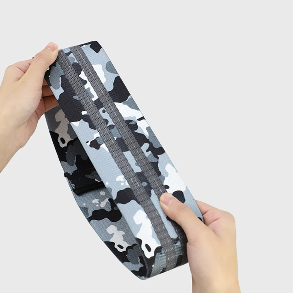 

Comfortable Camouflage Hip Ring Unisex Latex Silk Yoga Rally Belt Fitness Squat Hips Exercise Resistance Band