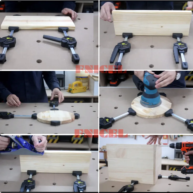 2 шт./компл. деревообрабатывающий быстрый зажим светильник Настольный