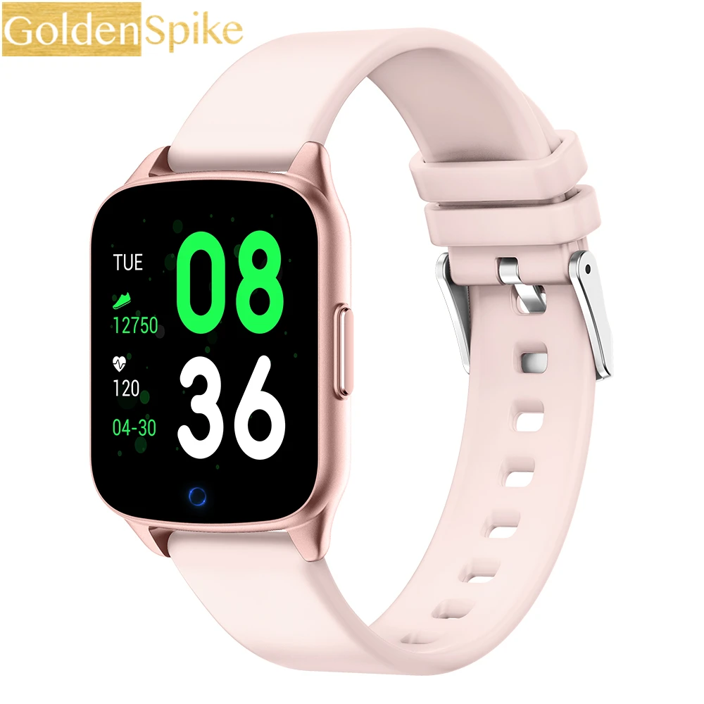 GOLDENSPIKE женские Смарт часы с Bluetooth пульсометр кровяное давление фитнес трекер