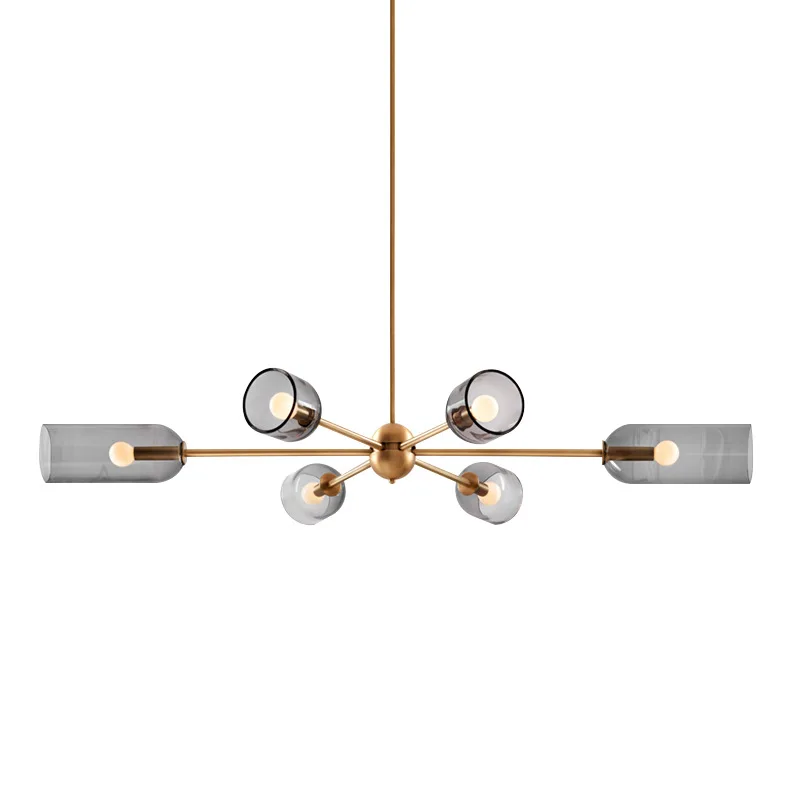 

Postmodern Nordic Minimalist Living Room Dining Room Bar Counter Bedroom Glass Chandelier Lights