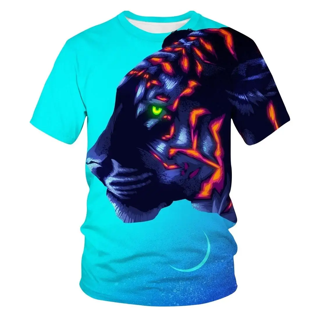 

Summer Kids Boys and girls T Shirts Top Children Short Sleeve Tops Tees Clothes Boy Boys girls 3d Tiger Print T-Shirt Clothi