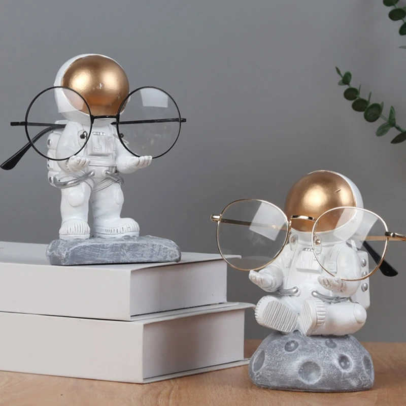 Y1UU статуэтки астронавта держатель очков полимерные статуи для очков демонстрационная подставка Декор