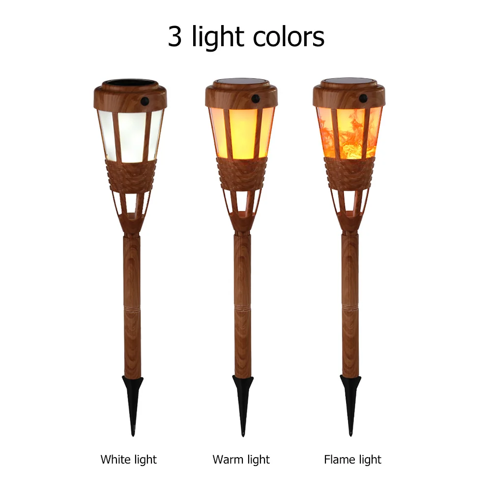 

Светодиодная лампа с бамбуковым пламенем, уличный фонарь на колышке для газона, садовый водонепроницаемый светильник для двора, IP65