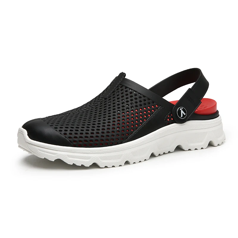 Мужская обувь Повседневная без шнуровки и молнии на Сабо 2020 новый летний сад с