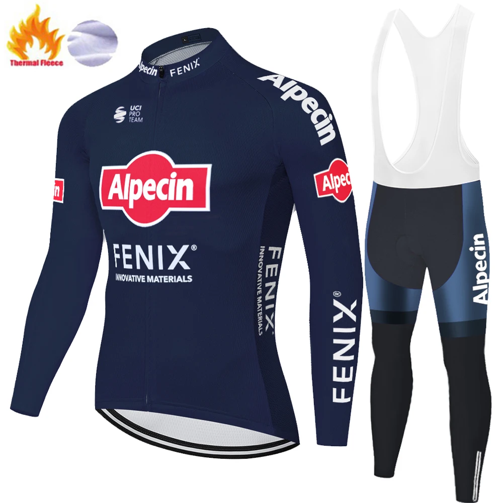Новинка вело-Джерси alpecin fenix зимние теплые флисовые брюки для велоспорта 20D gel