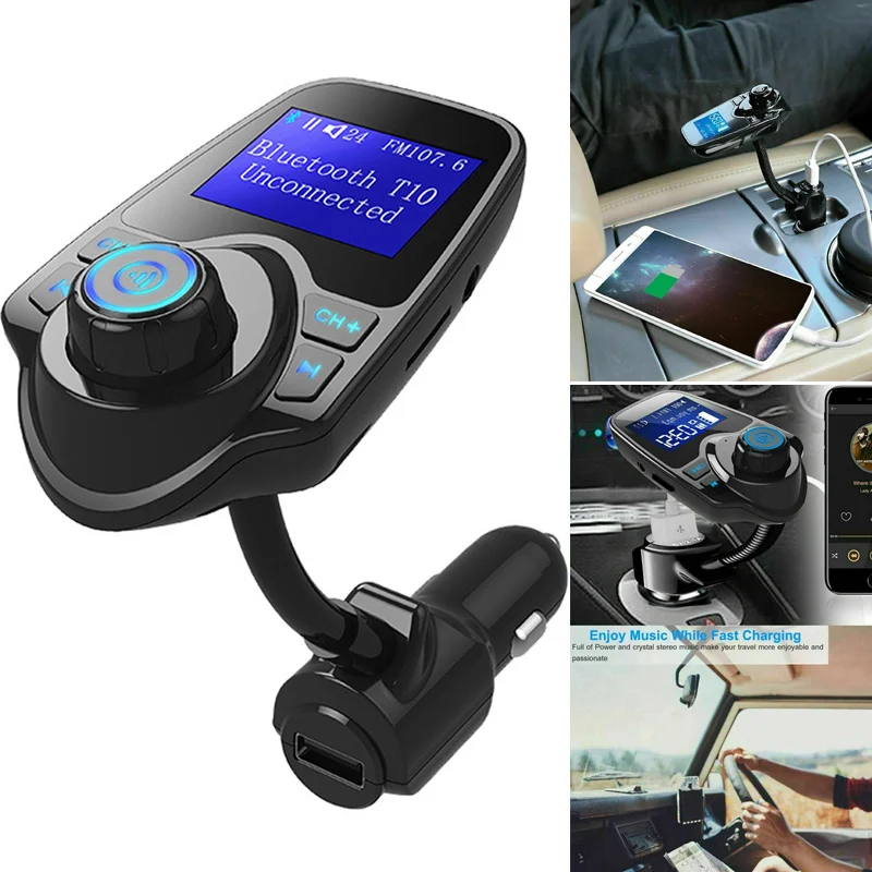 Прямая поставка автомобильный комплект беспроводной Bluetooth fm передатчик USB