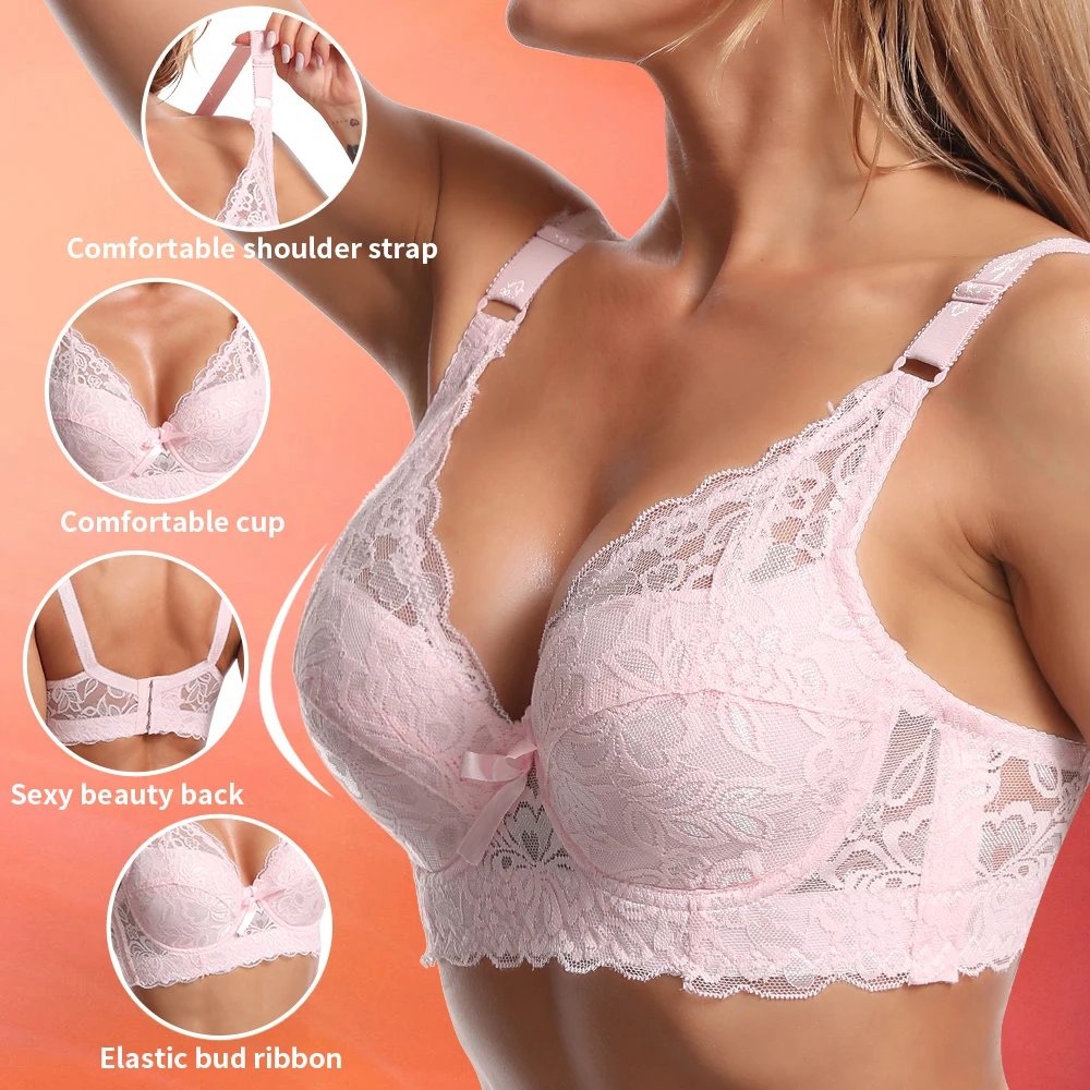 Бюстгальтер женский кружевной без бретелек пикантный Бралетт с чашками пуш-ап