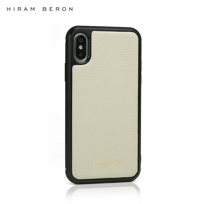 Кожаный чехол с монограммой Hiram Beron белый держатель для карт кошелек чехлом Iphone