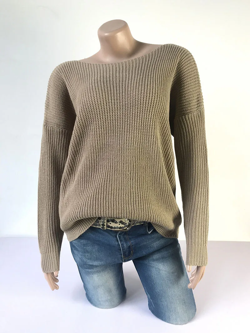 Водолазка пуловеры Зимний серый короткий свитер Женский вязаный Повседневный