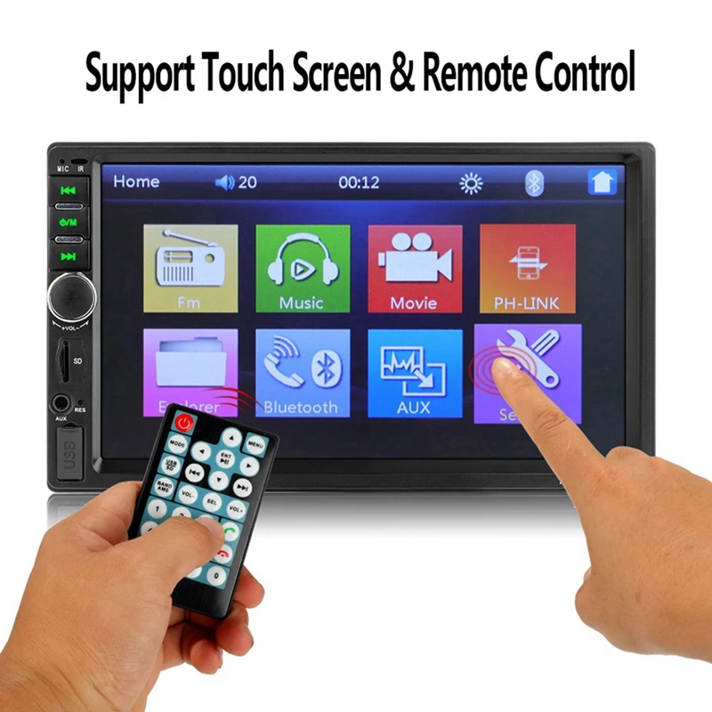 

Car Mp5 Radio Player 7 Inch Press Screen Multimedia Car Radio with 960P Wifi Camera