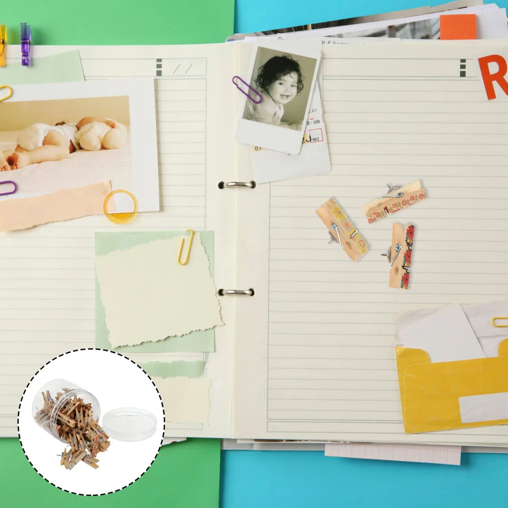 

50Pcs Colorful Push Pin Clips Decorative Thumb Tacks Clips for Photos Craft