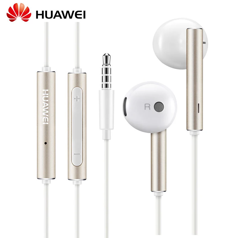AM116 without box Оригинальные наушники huawei AM 116 с микрофоном и регулятором громкости, металлическая гарнитура для huawei P7 P8 P9 Lite P10 Plus Honor 5X 6X mate - Цвет: AM116 without box