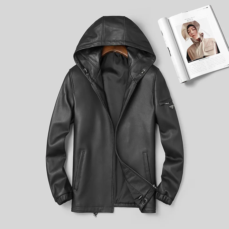 

in 2020! News Men wear real coat, spring and autumn sheepskin coat, fur coat.