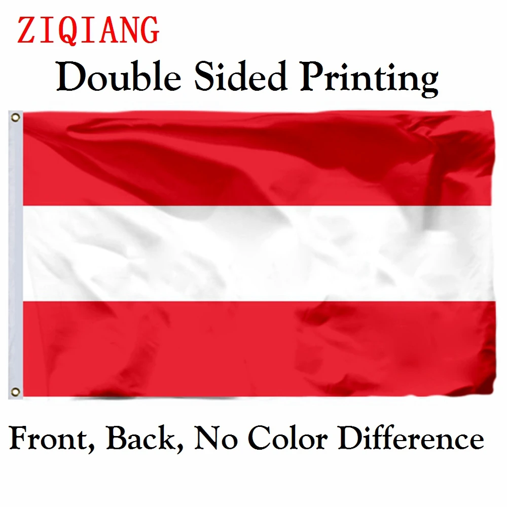 

Austria Flag 3x5ft Polyester Flying Size 90x150cm Custom High Quality Double Sided Printing Banner