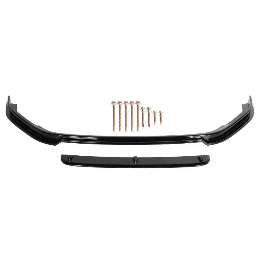 Двойной передний спойлер Splitter подходит для MK7.5 R 2017 2018 2019 2020 глянцевый черный RevoZport