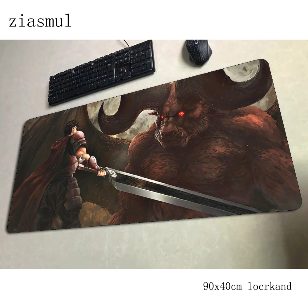 Berserk padmouse 900x400x3 мм игровой коврик для мыши игровой большой коврик для мыши геймерский компьютерный стол дешевый коврик notbook mousemat pc